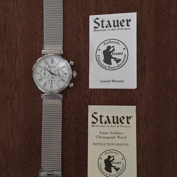 Stauer Architect SS Chronograph Mens Watch - Picture 5 of 10